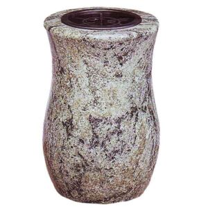 vase funéraire granit gris