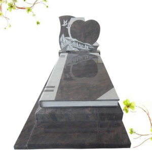 pierre tombale en forme de livre