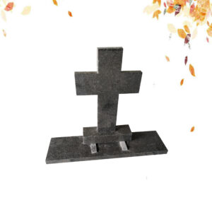 Pierre tombale en granit cross