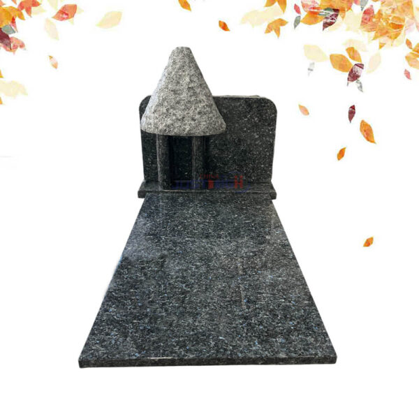 Mass bleu granit pierre tombale