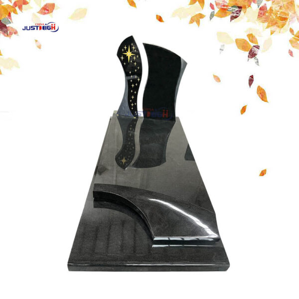 Noir Fin granit pierre tombale