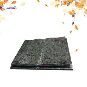 Vert Brasil Plaque de granit en forme de livre