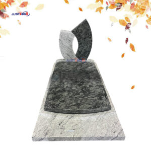 Westcast White et Vert Olive grani pierre tombale