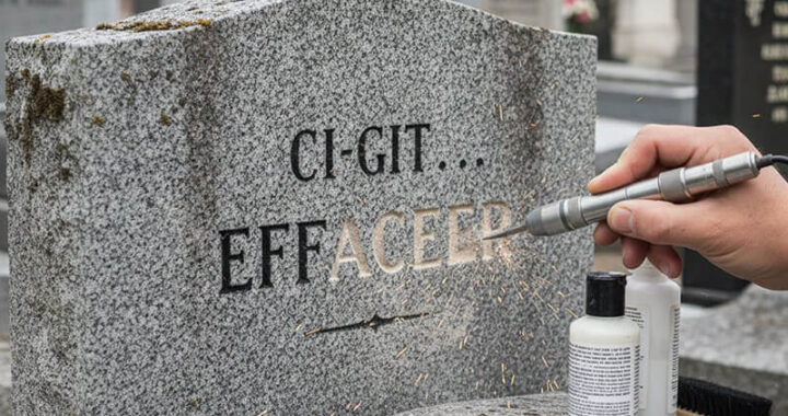 Est-il possible d'effacer une gravure sur une pierre tombale2