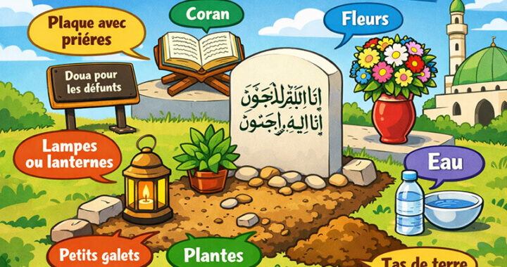 que peut-on mettre sur une tombe islam2