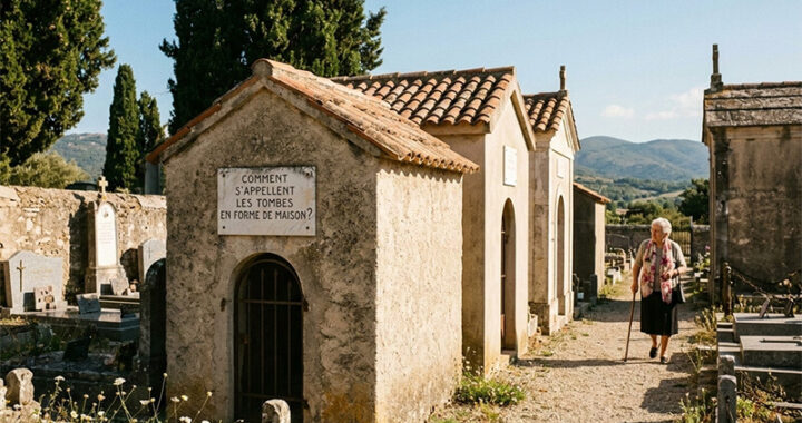 Comment s'appellent les tombes en forme de maison