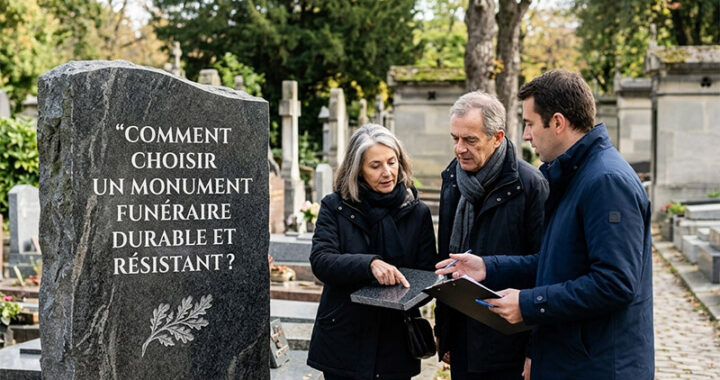 Comment choisir un monument funéraire durable et résistant