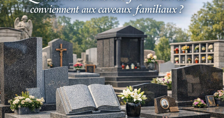 Quels monuments funéraires conviennent aux caveaux familiaux