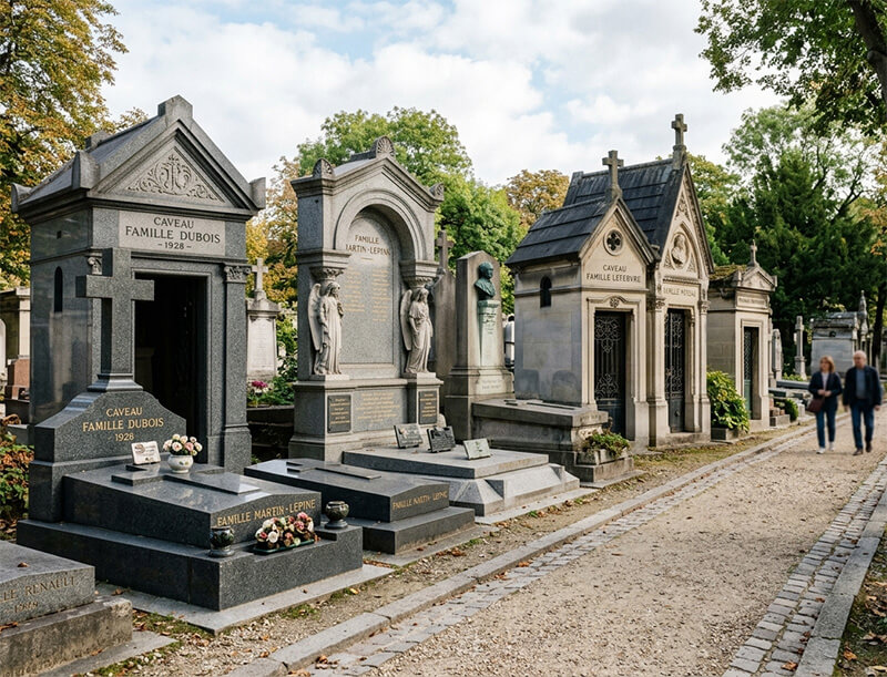 Quels monuments funéraires conviennent aux caveaux familiaux2
